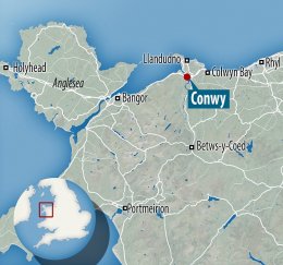 Conwy is a walled market town and community in Conwy County Borough on the north coast of Wales