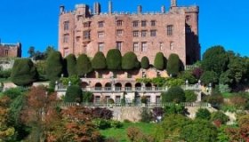 Picture of Powis Castle, Welshpool, Wales this page contains information about welshpool and montgomery, find accommodation and things to do in the area