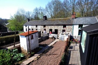 The Rhyd-y-Car Terrace from Merthyr Tydfil built by Richard Crawshay, the iron master and now at St Fagans