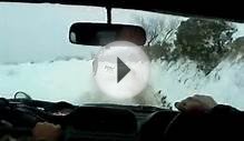 main road into tegryn deep snow must see part 3